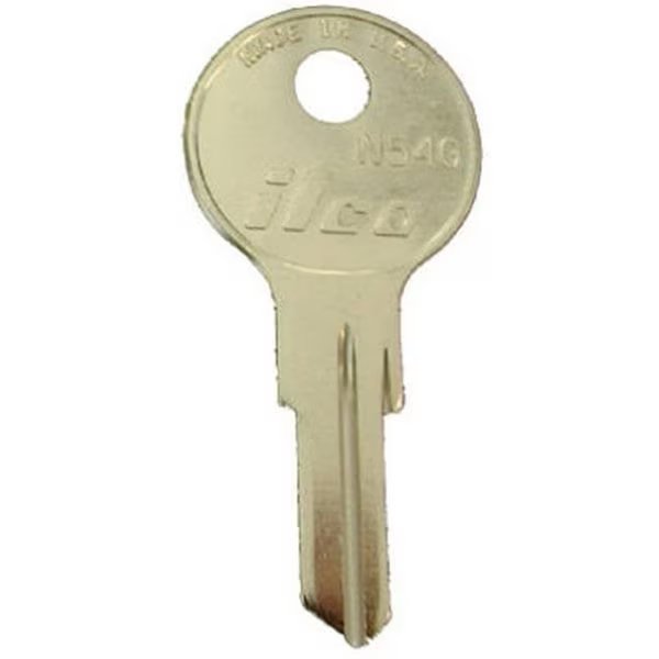 Kaba N54G Repl Key Blank & Cam Lock; Pack of 10, Kaba, Mfr#: 818021